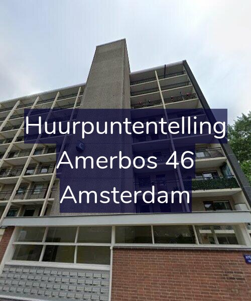 Foto gevel Huurpuntentelling voor Amerbos 46, Amsterdam