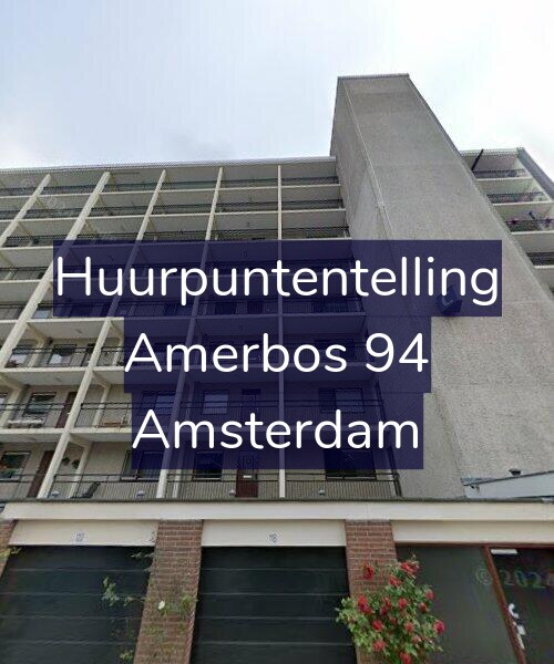 Foto gevel Huurpuntentelling voor Amerbos 94, Amsterdam