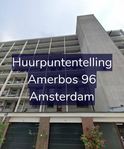 Foto gevel Huurpuntentelling voor Amerbos 96, Amsterdam