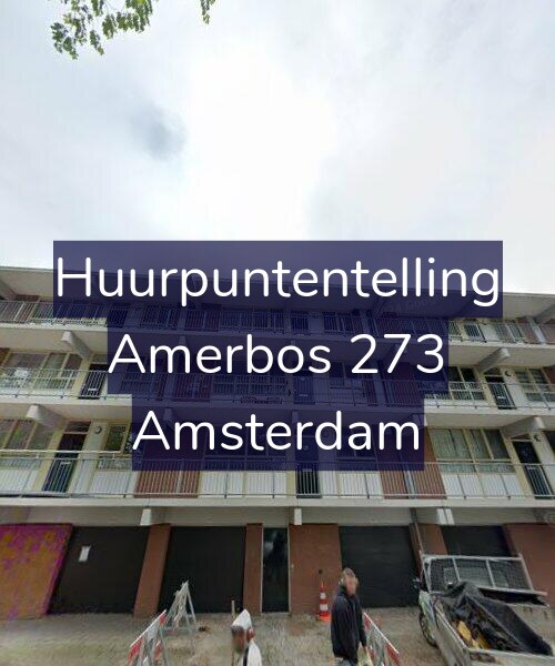 Foto gevel Huurpuntentelling voor Amerbos 273, Amsterdam