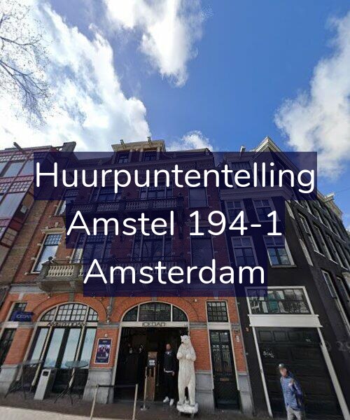 Foto gevel Huurpuntentelling voor Amstel 194-1, Amsterdam
