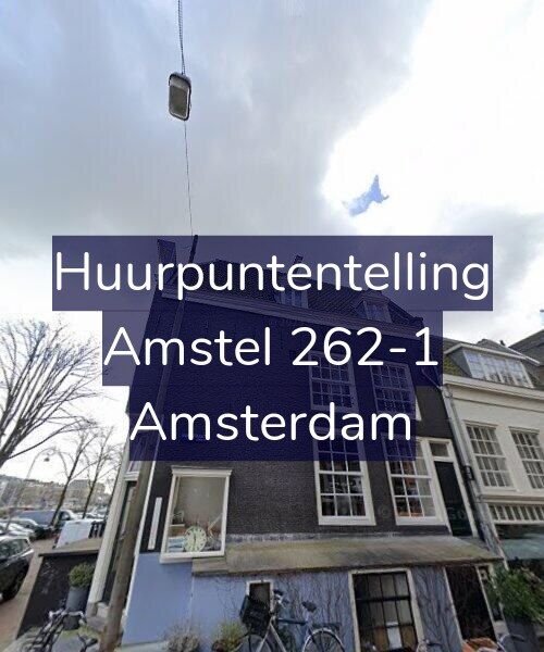 Foto gevel Huurpuntentelling voor Amstel 262-1, Amsterdam