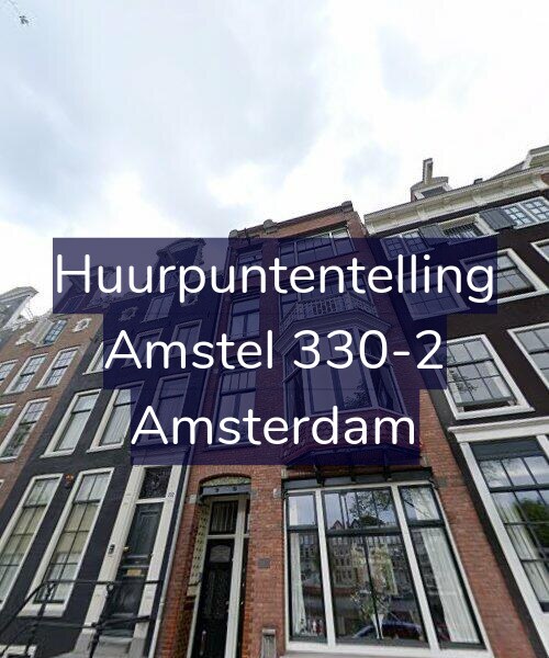 Foto gevel Huurpuntentelling voor Amstel 330-2, Amsterdam