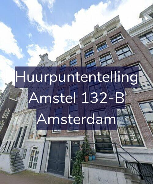 Foto gevel Huurpuntentelling voor Amstel 132-B, Amsterdam