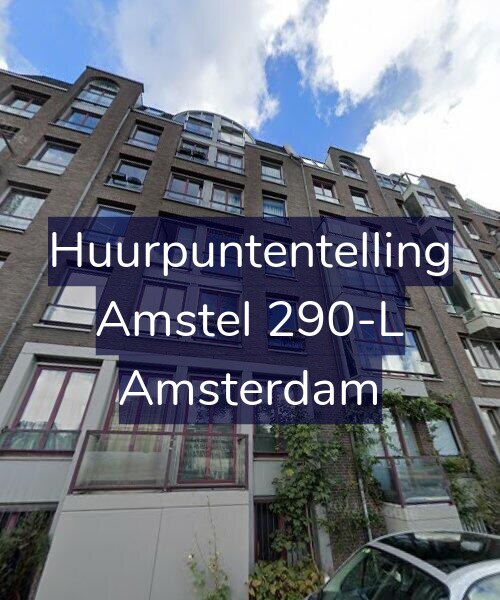 Foto gevel Huurpuntentelling voor Amstel 290-L, Amsterdam