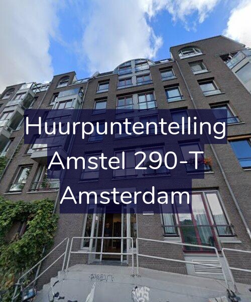 Foto gevel Huurpuntentelling voor Amstel 290-T, Amsterdam