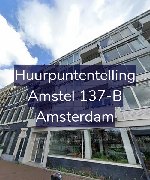 Foto gevel Huurpuntentelling voor Amstel 137-B, Amsterdam