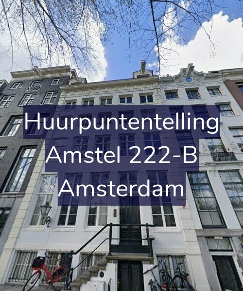 Foto gevel Huurpuntentelling voor Amstel 222-B, Amsterdam