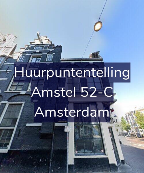 Foto gevel Huurpuntentelling voor Amstel 52-C, Amsterdam