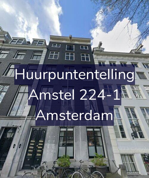 Foto gevel Huurpuntentelling voor Amstel 224-1, Amsterdam