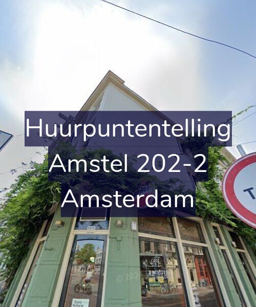 Foto gevel Huurpuntentelling voor Amstel 202-2, Amsterdam