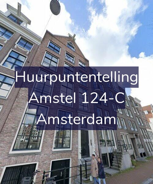 Foto gevel Huurpuntentelling voor Amstel 124-C, Amsterdam
