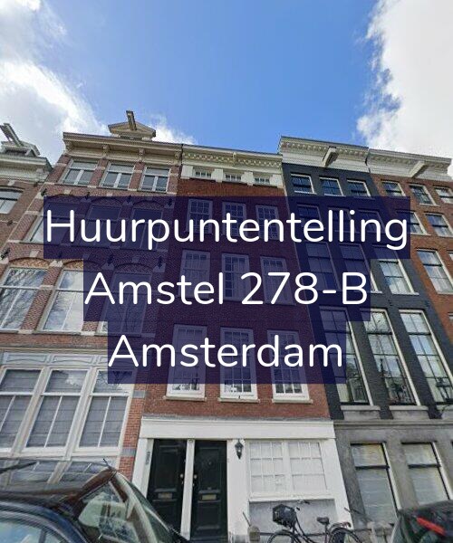 Foto gevel Huurpuntentelling voor Amstel 278-B, Amsterdam