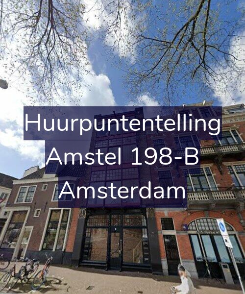 Foto gevel Huurpuntentelling voor Amstel 198-B, Amsterdam
