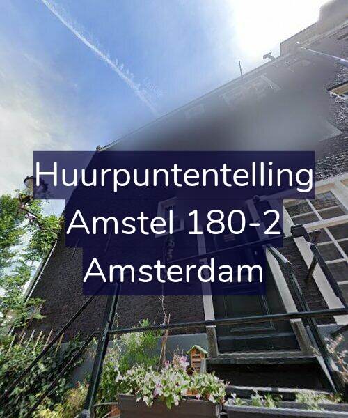 Foto gevel Huurpuntentelling voor Amstel 180-2, Amsterdam