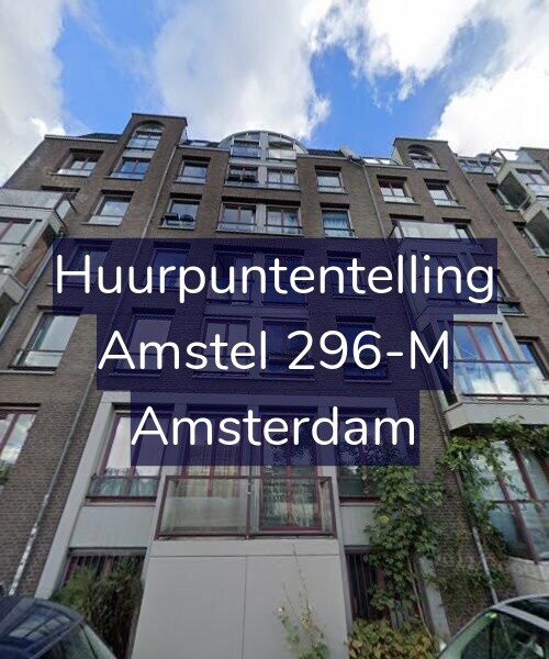 Foto gevel Huurpuntentelling voor Amstel 296-M, Amsterdam