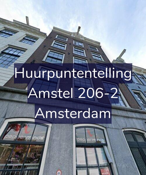 Foto gevel Huurpuntentelling voor Amstel 206-2, Amsterdam
