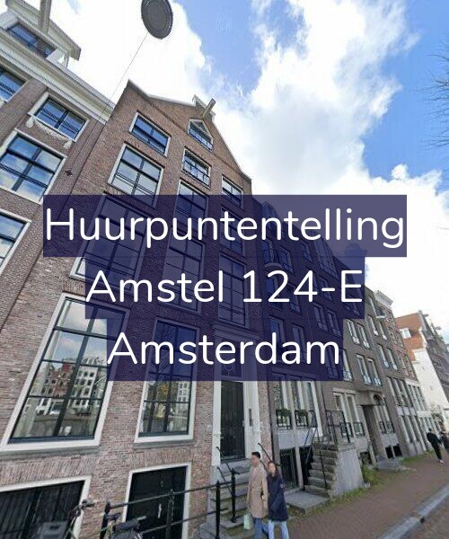Foto gevel Huurpuntentelling voor Amstel 124-E, Amsterdam