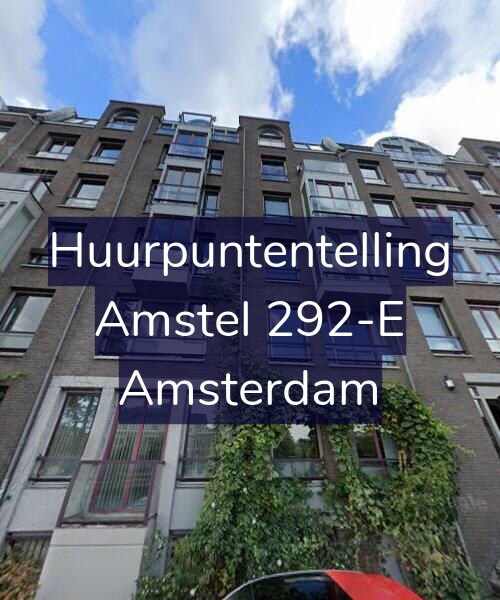Foto gevel Huurpuntentelling voor Amstel 292-E, Amsterdam