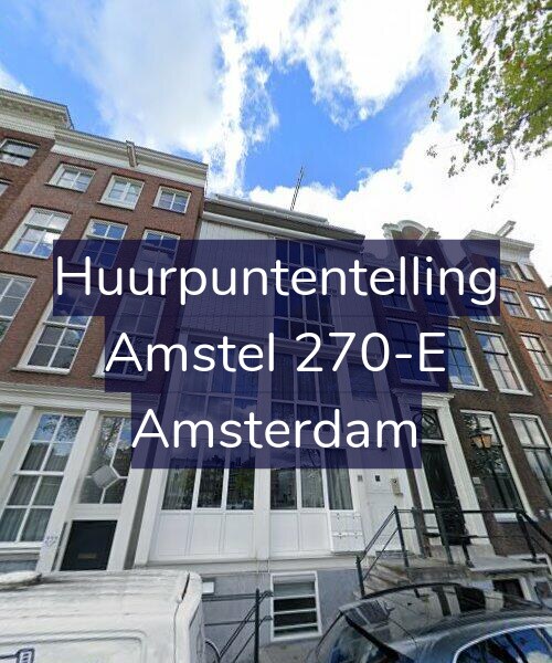 Foto gevel Huurpuntentelling voor Amstel 270-E, Amsterdam