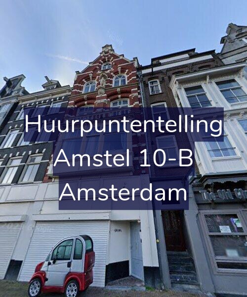 Foto gevel Huurpuntentelling voor Amstel 10-B, Amsterdam