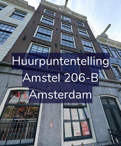 Foto gevel Huurpuntentelling voor Amstel 206-B, Amsterdam