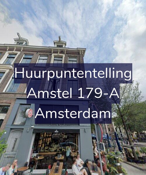 Foto gevel Huurpuntentelling voor Amstel 179-A, Amsterdam