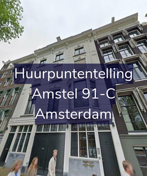 Foto gevel Huurpuntentelling voor Amstel 91-C, Amsterdam