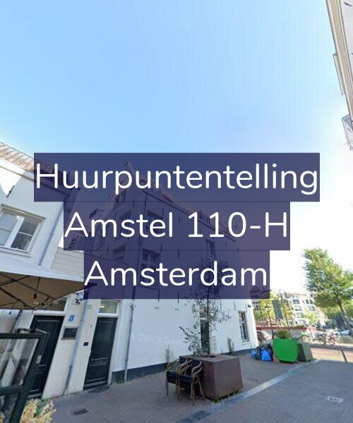 Foto gevel Huurpuntentelling voor Amstel 110-H, Amsterdam