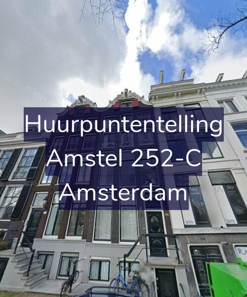 Foto gevel Huurpuntentelling voor Amstel 252-C, Amsterdam