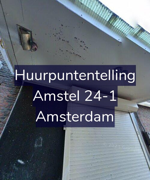 Foto gevel Huurpuntentelling voor Amstel 24-1, Amsterdam