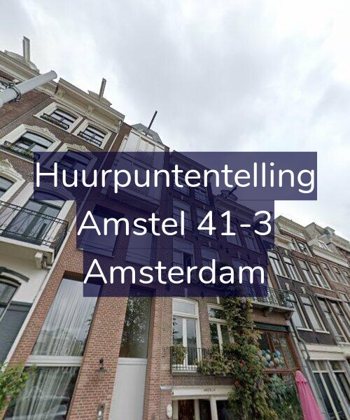 Foto gevel Huurpuntentelling voor Amstel 41-3, Amsterdam
