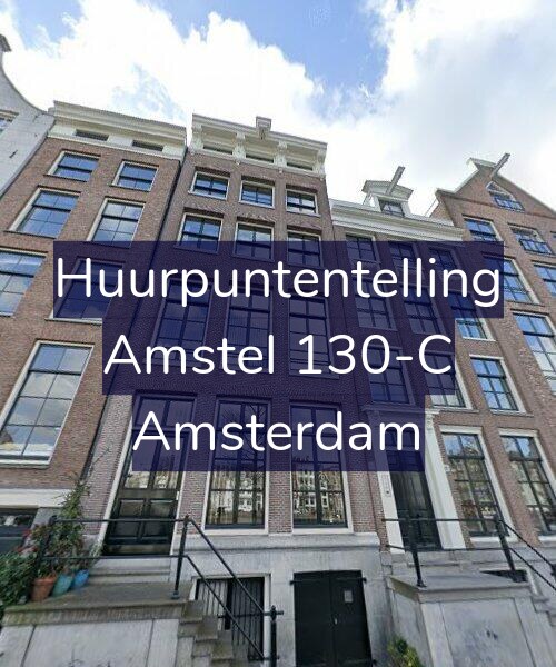 Foto gevel Huurpuntentelling voor Amstel 130-C, Amsterdam