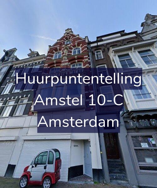 Foto gevel Huurpuntentelling voor Amstel 10-C, Amsterdam