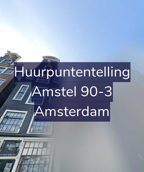 Foto gevel Huurpuntentelling voor Amstel 90-3, Amsterdam