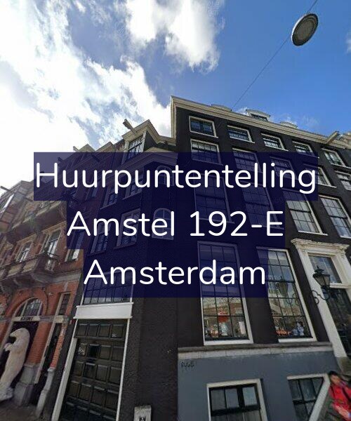 Foto gevel Huurpuntentelling voor Amstel 192-E, Amsterdam