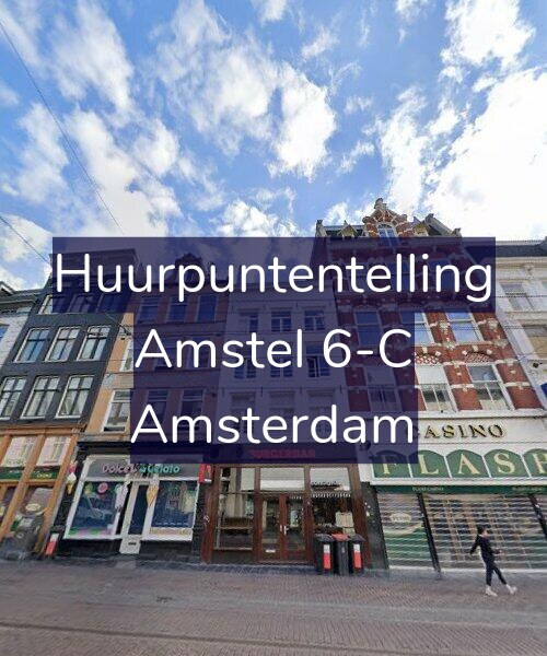 Foto gevel Huurpuntentelling voor Amstel 6-C, Amsterdam
