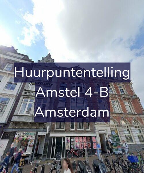 Foto gevel Huurpuntentelling voor Amstel 4-B, Amsterdam