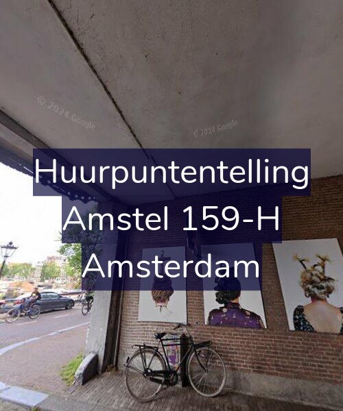 Foto gevel Huurpuntentelling voor Amstel 159-H, Amsterdam