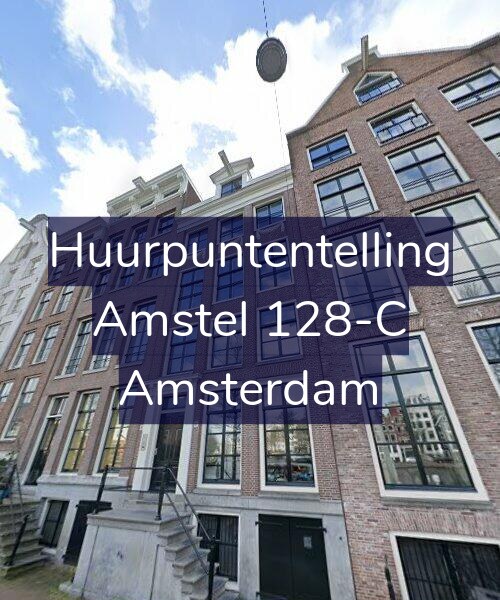 Foto gevel Huurpuntentelling voor Amstel 128-C, Amsterdam