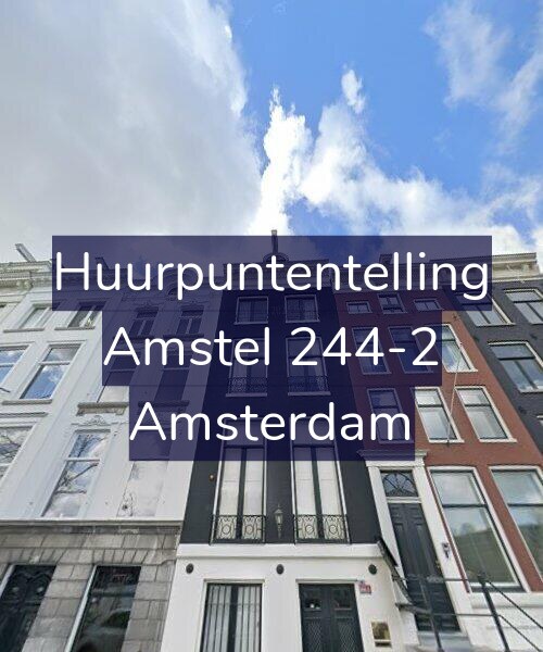 Foto gevel Huurpuntentelling voor Amstel 244-2, Amsterdam