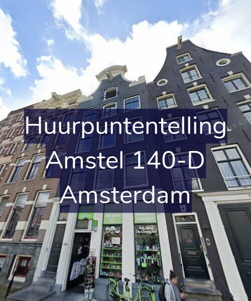 Foto gevel Huurpuntentelling voor Amstel 140-D, Amsterdam