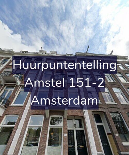 Foto gevel Huurpuntentelling voor Amstel 151-2, Amsterdam