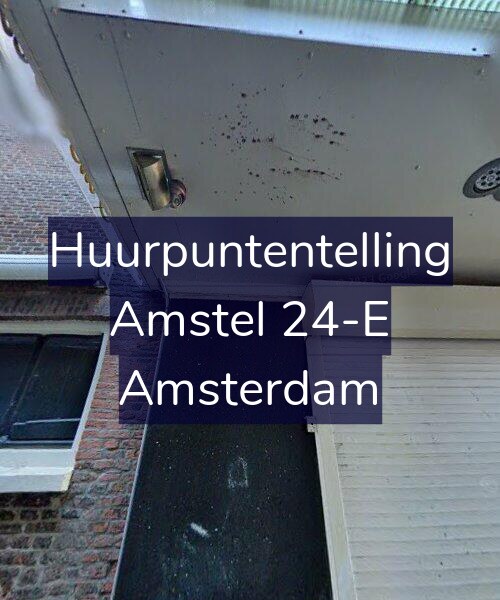 Foto gevel Huurpuntentelling voor Amstel 24-E, Amsterdam