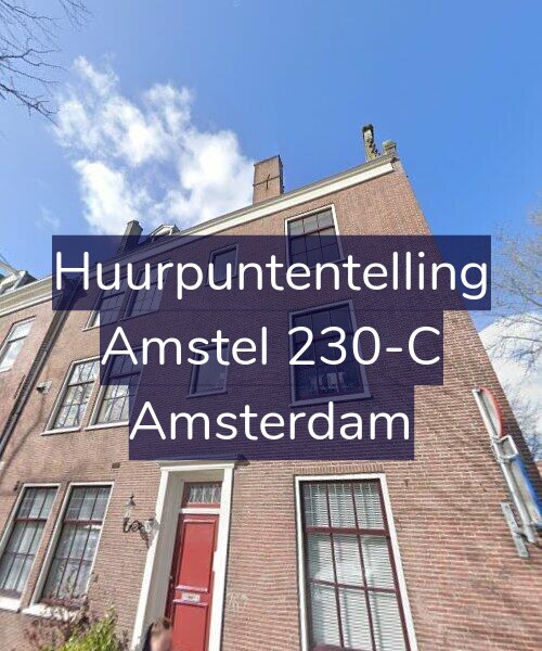 Foto gevel Huurpuntentelling voor Amstel 230-C, Amsterdam