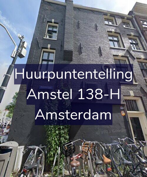 Foto gevel Huurpuntentelling voor Amstel 138-H, Amsterdam