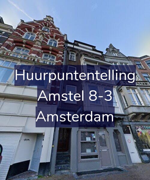 Foto gevel Huurpuntentelling voor Amstel 8-3, Amsterdam