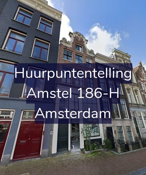 Foto gevel Huurpuntentelling voor Amstel 186-H, Amsterdam