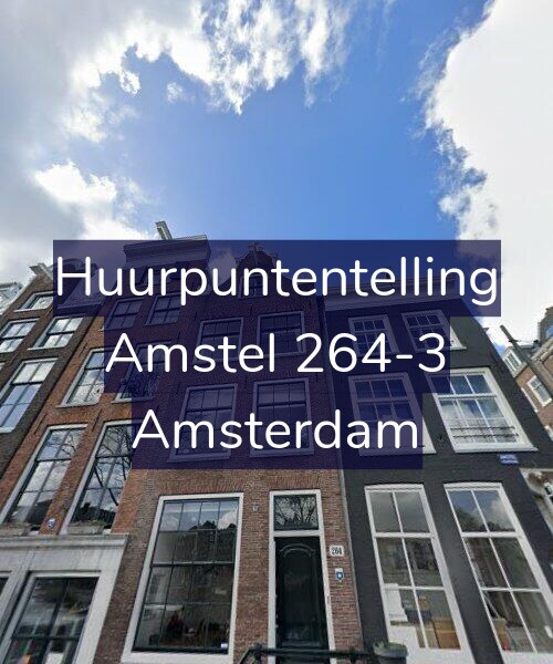 Foto gevel Huurpuntentelling voor Amstel 264-3, Amsterdam
