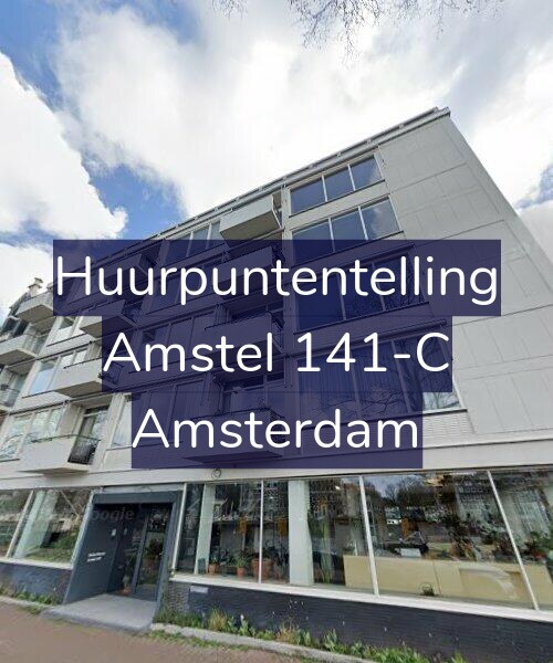 Foto gevel Huurpuntentelling voor Amstel 141-C, Amsterdam